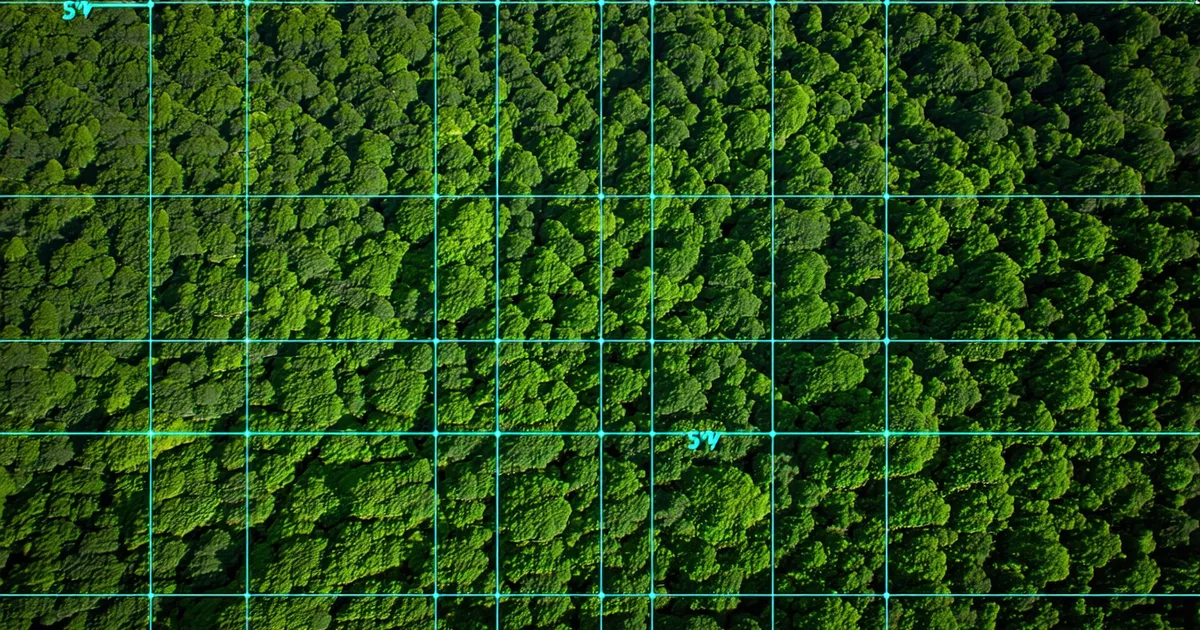 SAR satellite data visualization showing above-ground biomass density